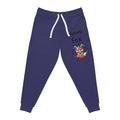 Velora Wolfs Joggers - Navy Athletic Sweatpants with Fox Logo