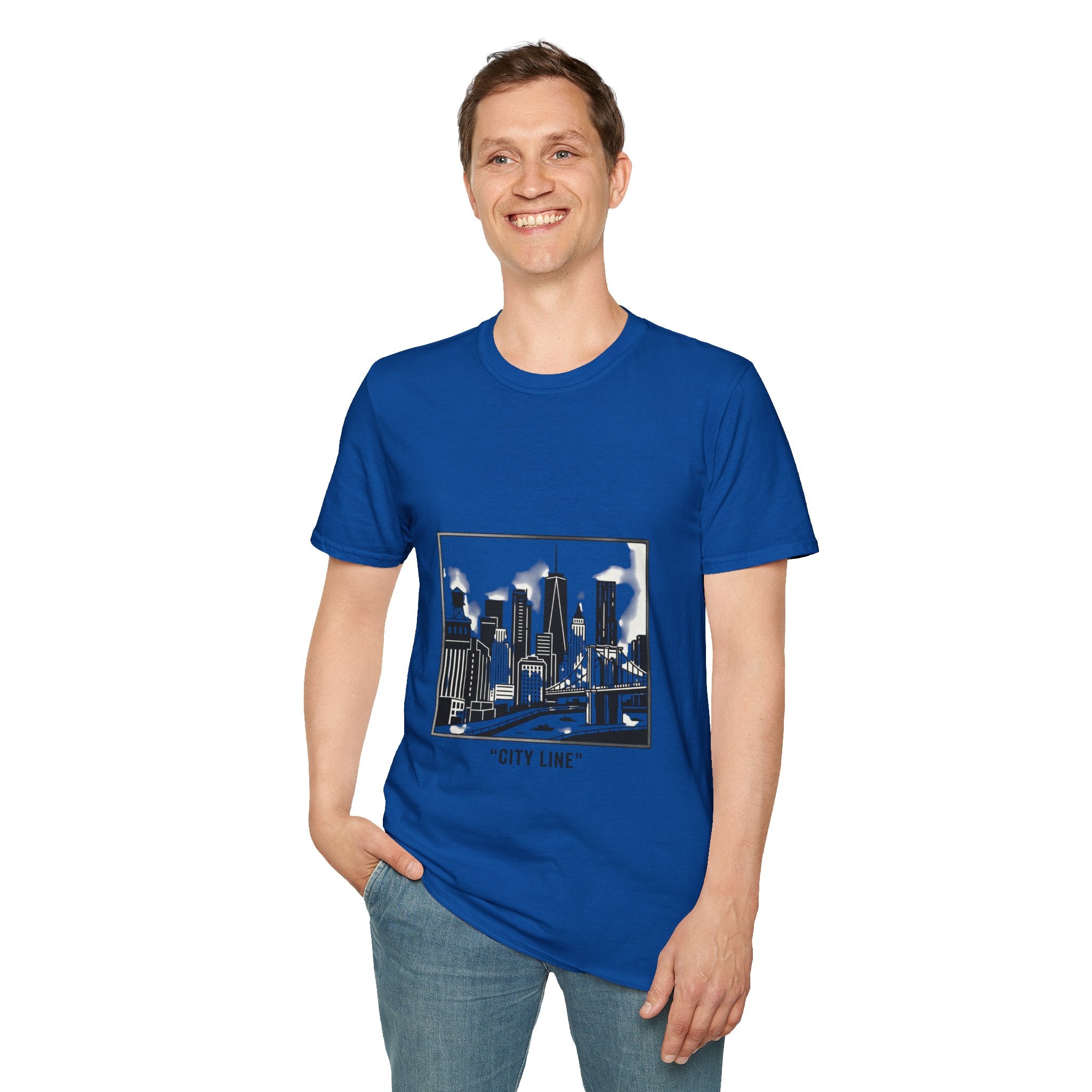 Velora City Line T-Shirt — Minimal Skyline Graphic Tee