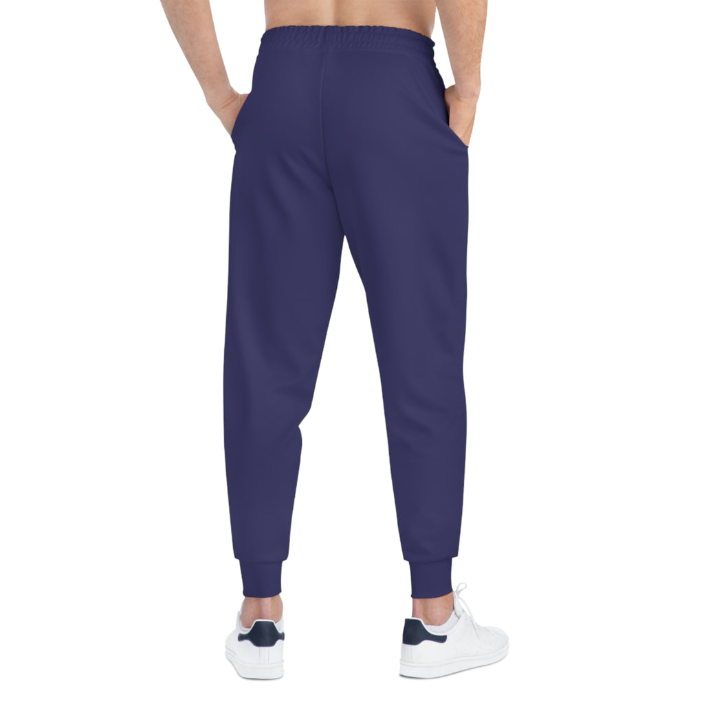 Velora Wolfs Joggers - Navy Athletic Sweatpants with Fox Logo