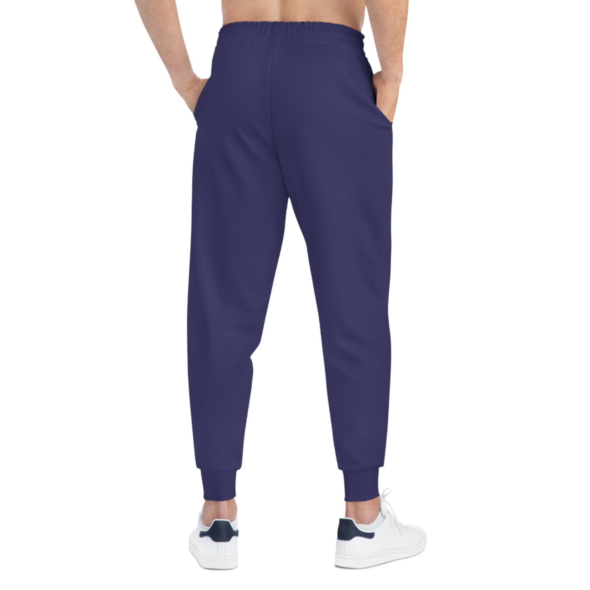 Velora Wolfs Joggers - Navy Athletic Sweatpants with Fox Logo