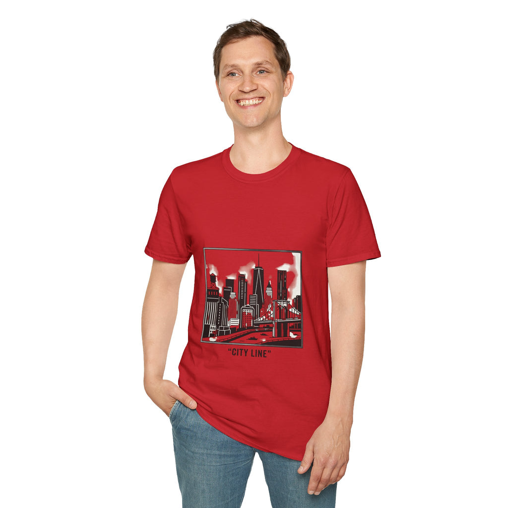 Velora City Line T-Shirt — Minimal Skyline Graphic Tee