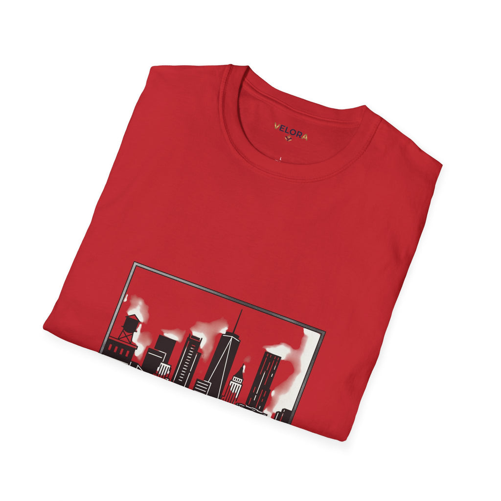 Velora City Line T-Shirt — Minimal Skyline Graphic Tee