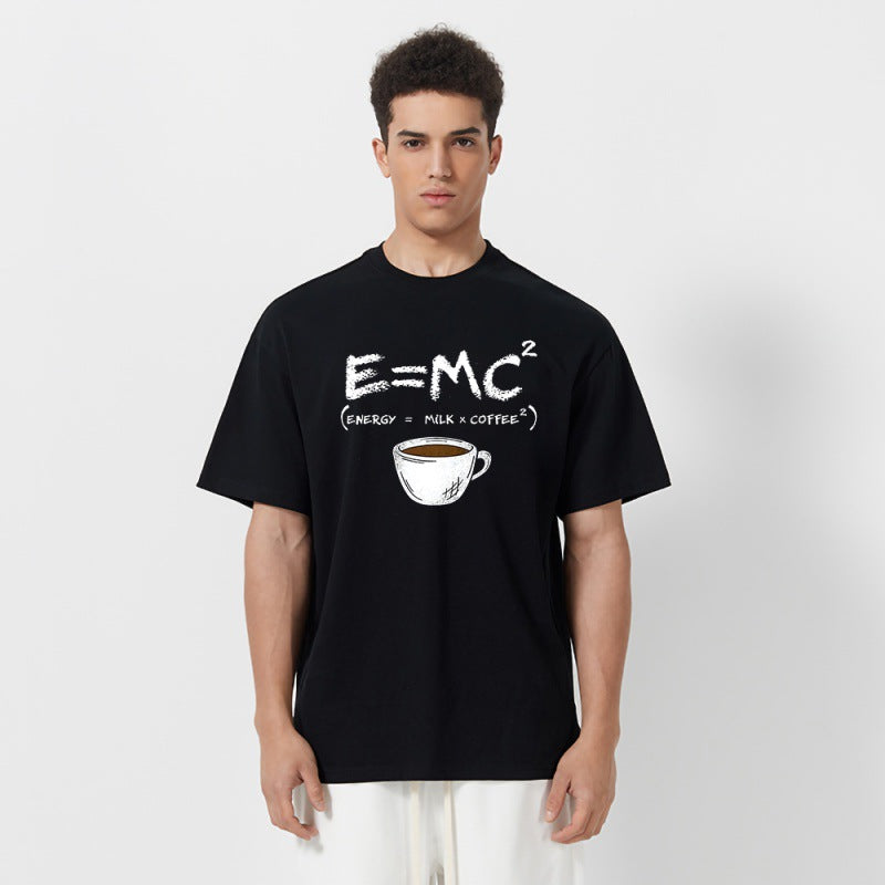 EnergyMilk Coffee Men Tshirt Casual Breathable Tsh