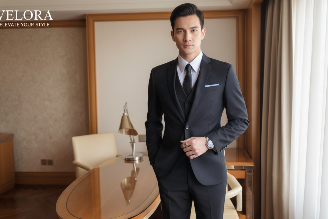 Velora Men's Suit Hero Banner